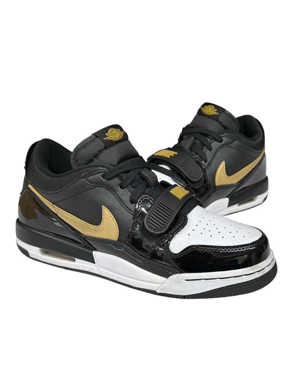 Nike Air Jordan Legacy 312 Low #CD9054-071 Black Gold Shoes Sneakers Size 7Y